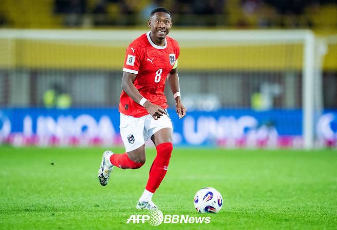 레알 마드리드 소속 오스트리아 대표팀 수비수 다비드 알라바. /AFPBBNews=뉴스1