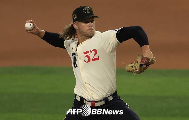 숀 앤더슨의 투구 모습. /AFPBBNews=뉴스1