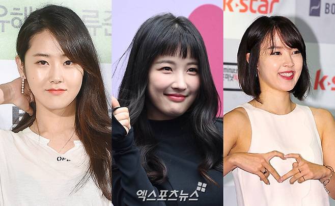 (왼쪽부터) 엑스포츠뉴스DB 허가윤, 남지현, 전지윤