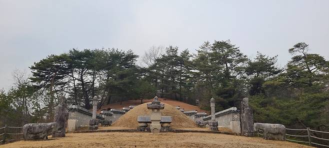 강원도 영월읍에 위치한 단종의 장릉(壯陵).