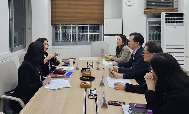 간담회 모습. 경기도약사회 제공.