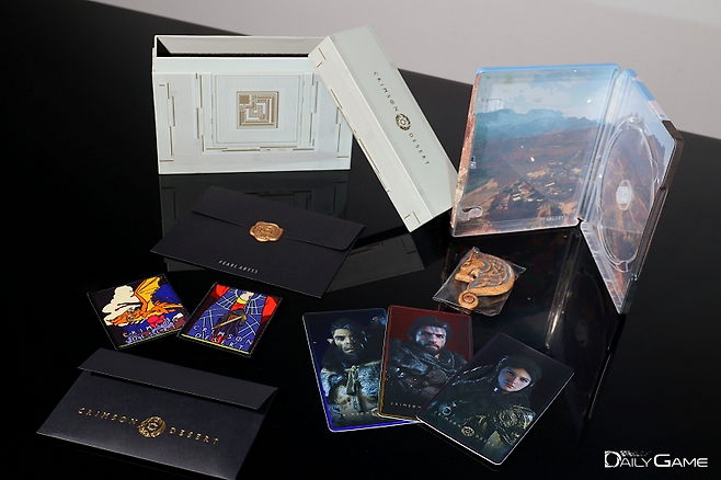 '골드스타' 피규어를 제외한 구성품.