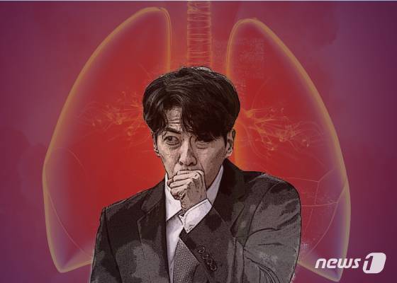 (서울=뉴스1) 강승지 기자 = 전 세계 사망원인 3위에 이르는 만성 폐쇄성 폐질환(COPD)은 폐와 기관지의 만성 염증으로 인해 기관지가 좁아지고 공기 흐름에 저항이 생겨 점점 호흡이 힘들어지는 병이다. 초기에는 가래가 조금 끼거나 가벼운 기침만 나와 감기로 오해해 대수롭지 않게 넘기기 쉽다. / 뉴스1 ⓒ News1