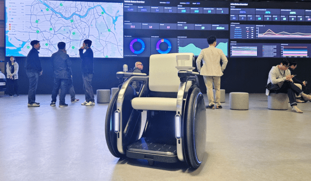 현대차그룹 개발자 컨퍼런스 플레오스(Pleos)25에 공개된 나노 모빌리티 (사진=하이코어)