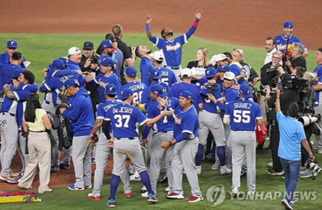▲ 베네수엘라는 18일(한국시간) 미국 플로리다주 마이애미 론디포 파크에서 열린 2026 WBC 결승에서 미국을 3-2로 물리치고 정상에 올랐다. AP통신=연합뉴스