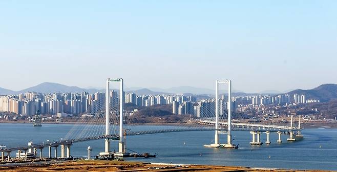 지난 1월 개통한 청라하늘대교 전경. 더피알