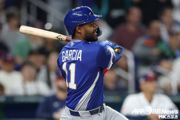 마이켈 가르시아는 베네수엘라의 우승에 기여했다. 사진(美 마이애미)=ⓒAFPBBNews = News1