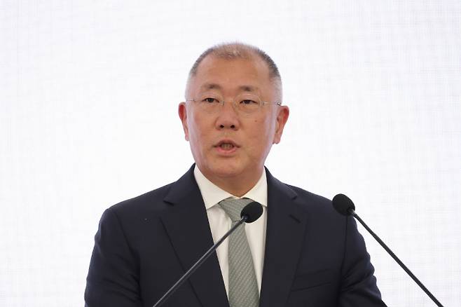 정의선 현대자동차그룹 회장. 연합뉴스