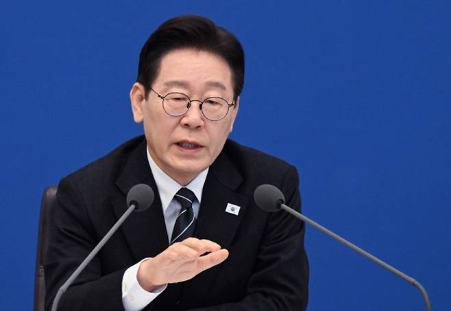 이재명 대통령이 10일 청와대에서 열린 제9회 국무회의에서 발언하고 있다. 2026.03.10 청와대사진기자단