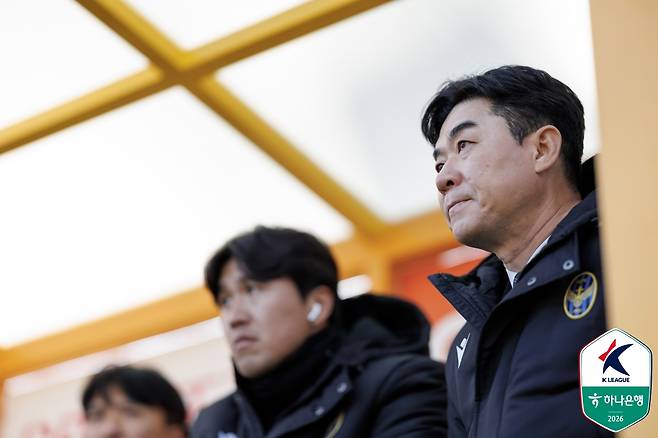 윤정환 인천 유나이티드 감독. /사진=한국프로축구연맹 제공