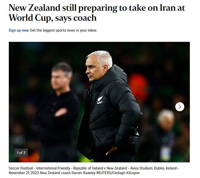 대런 바즐리 감독. /사진=스트레이트 타임스 갈무리