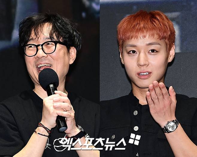 영화 '왕과 사는 남자' 장항준 감독과 박지훈.