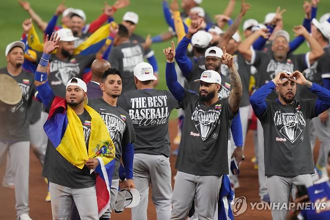 최초로 WBC 제패한 베네수엘라  [AP=연합뉴스]