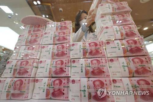 중국 위안화  [연합뉴스 자료사진. 재판매 및 DB 금지]