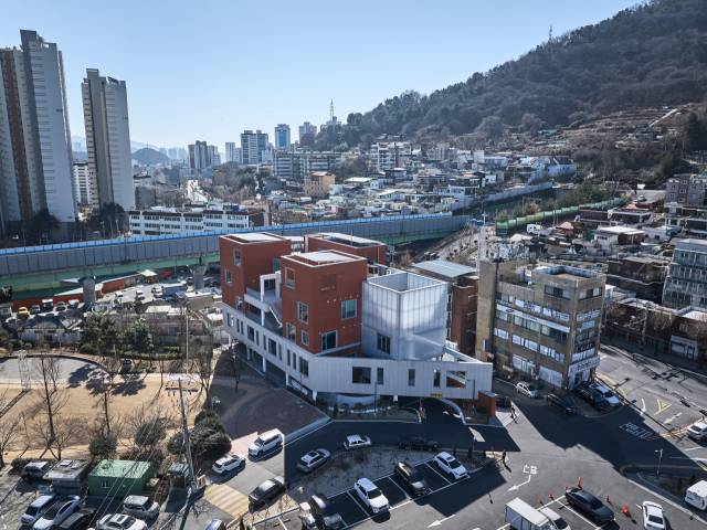 창원 석전동 근주어울림센터 전경.