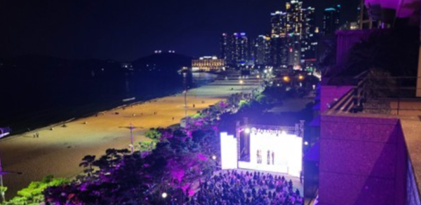 해운대 BTS 공연. 사진=연합뉴스