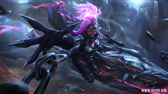 전장의 사냥개 세나 스킨 스플래시 아트.