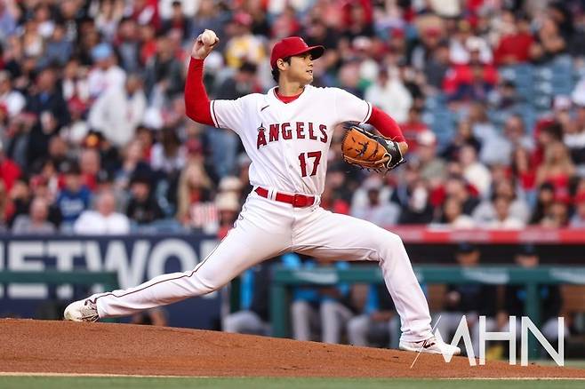 (에인절스 시절의 투수 오타니)