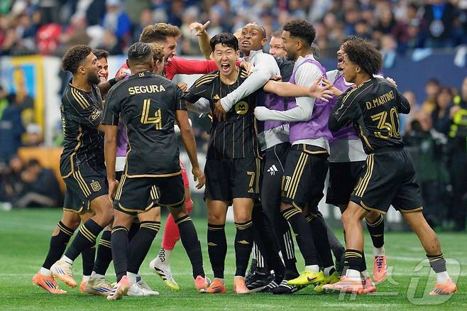 자타가 공인하는 LA FC의 간판스타 손흥민. 올해 초반에는 애를 먹고 있다. ⓒ AFP=뉴스1