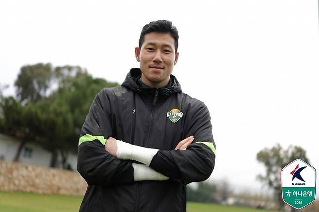 강원FC 박청효. /사진=한국프로축구연맹