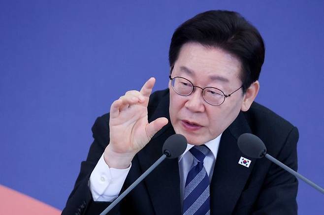 이재명 대통령이 18일 청와대에서 열린 자본시장 안정과 정상화 간담회에서 발언하고 있다. ⓒ청와대통신사진기자단