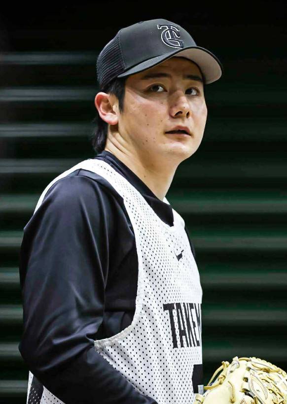 2026시즌 NPB 요미우리 구단의 개막전 선발 중책을 맡은 신인 다케마루. 요미우리 구단 SNS 캡처