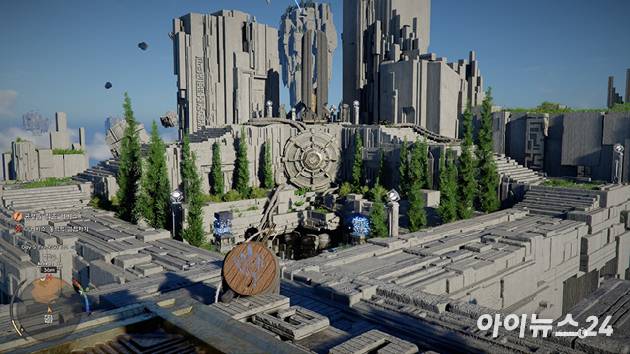 펄어비스 '붉은사막' 게임 플레이 화면. [사진=박정민 기자]