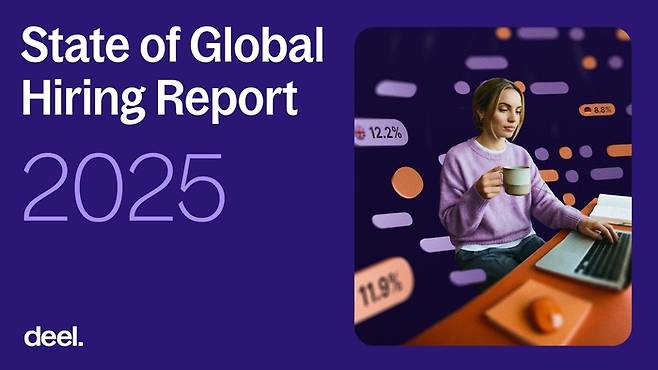 Deel이 발간한 ‘글로벌 고용 보고서(State of Global Hiring Report)’ 표지.  [사진 = Deel]
