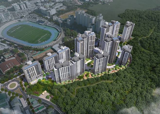 사우역 지엔하임 조감도 [문장건설]