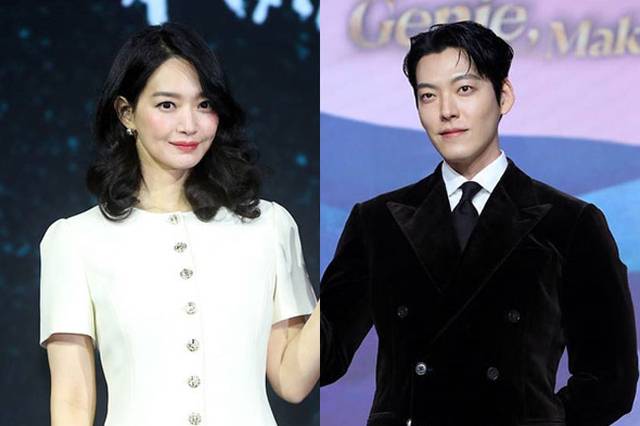 지난해 결혼한 연상연하 커플 배우 신민아(42·왼쪽)와 김우빈(37)