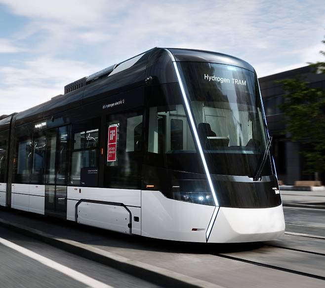 현대로템의 수소전기트램 [현대로템 제공]