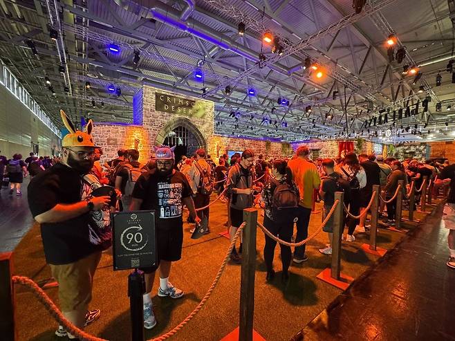 글로벌 게임 전시회 게임스컴의 &nbsp;‘붉은사막’ 전시관. 사진제공｜펄어비스