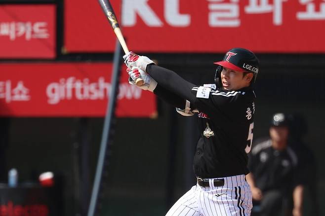 ▲ 홍창기 ⓒLG 트윈스