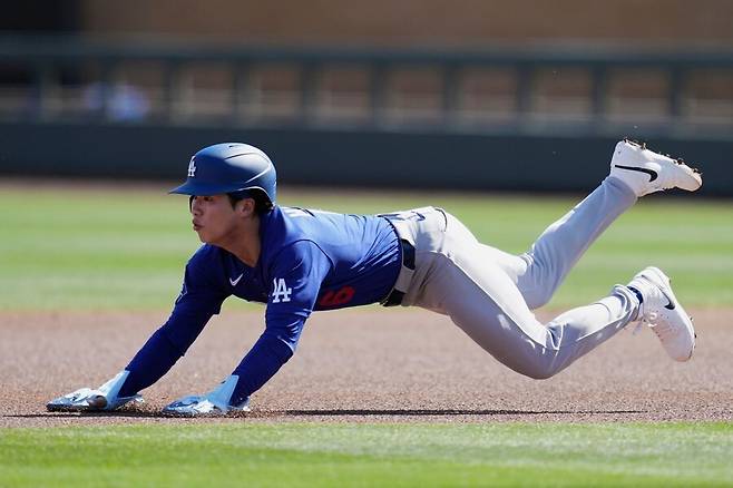 ▲ 지난해 타격에서 한계를 드러냈던 김혜성은 메커니즘 조정 과정을 거치며 이제는 코칭스태프의 호평을 모으고 있다 ⓒ연합뉴스/AP통신