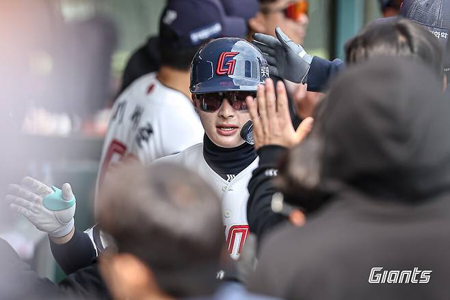 ▲ 윤동희 ⓒ롯데 자이언츠