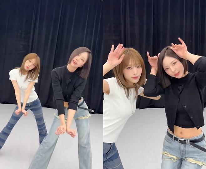 김고은, 최예나 공식 계정