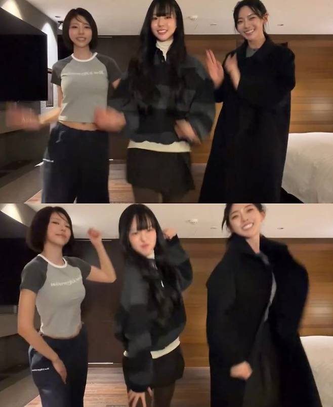 왼쪽부터 김고은, 박희선, 김민지 / 김고은 계정