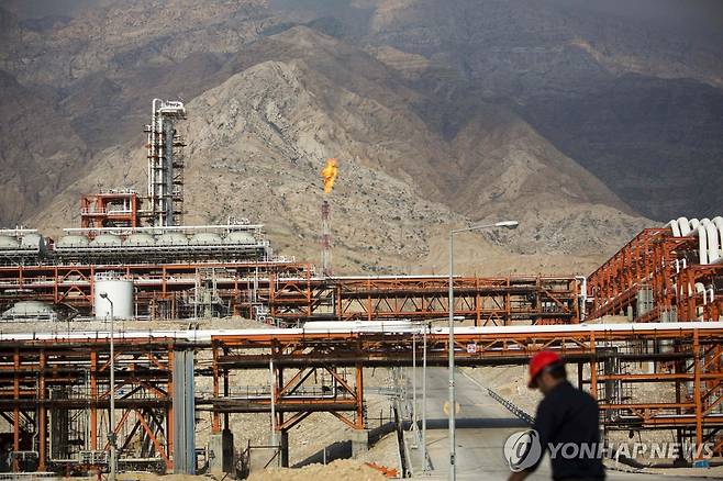 이란 사우스 파르스 가스전 시설 연합뉴스 자료사진