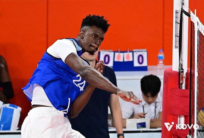 2025-2026 프로배구 외국인 선수 트라이아웃에 참가한 마쏘 [한국배구연맹 제공. 재판매 및 DB 금지]