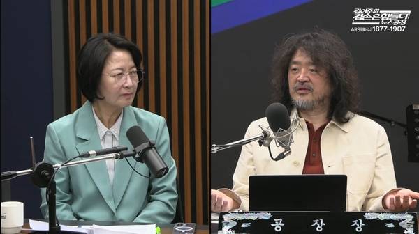 더불어민주당 추미애 의원이 20일 유튜브 방송 ‘김어준의 겸손은 힘들다 뉴스공장’에 출연해 발언하고 있다. /유튜브 캡처