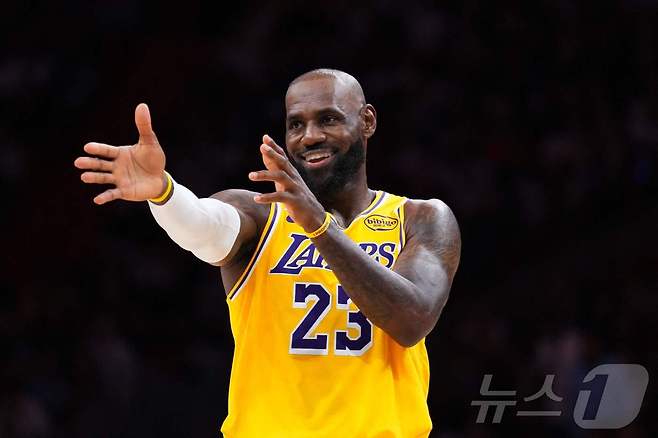 NBA 레이커스 르브론 제임스. ⓒ AFP=뉴스1