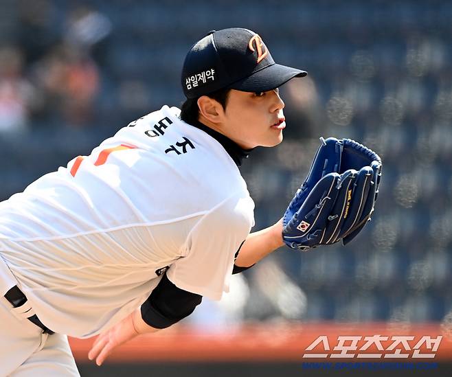 20일 대전한화생명볼파크에서 열린 KIA와 한화의 시범경기, 한화 선발투수 문동주가 역투하고 있다. 대전=허상욱 기자wook@sportschosun.com/2026.03.20/