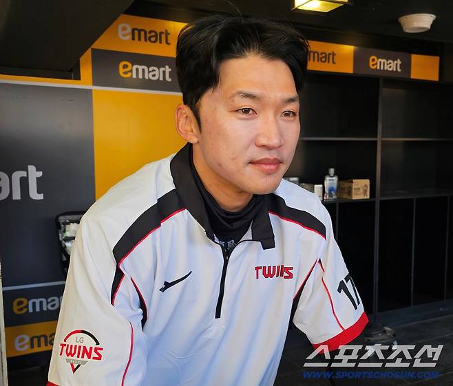 인터뷰에 임한 LG 박해민. 김영록 기자