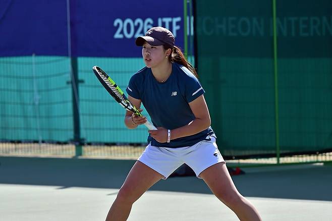 요즘 기세가 대단한 염시아 / 황서진 기자(대한테니스협회 미디어팀)