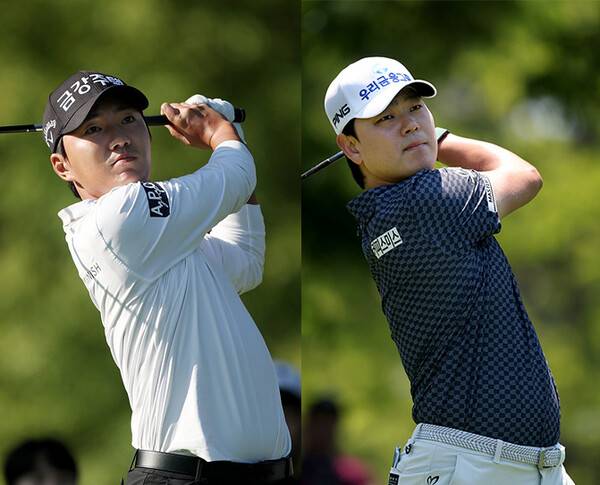 2026년 DP월드투어(옛 유러피언투어) 하이난 클래식에 출전한 옥태훈, 이정환 프로. 사진제공=KPGA (사진을 무단으로 사용하지 마십시오.)