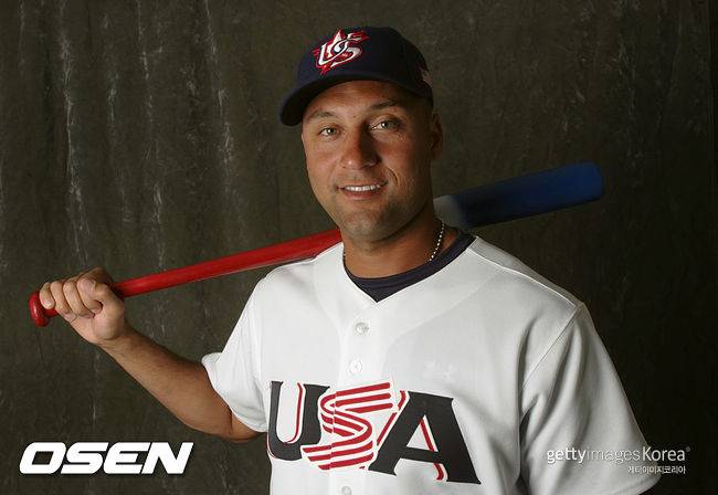 [사진] 2006년 WBC 미국 대표팀 시절 데릭 지터 ⓒGettyimages(무단전재 및 재배포 금지)