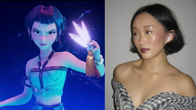 영화 ‘케이팝 데몬 헌터스’ 조이. 유지영. 유지영 인스타그램.