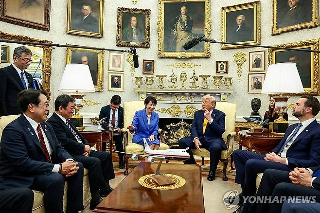 미일 정상회담 [로이터=연합뉴스. 재판매 및 DB 금지]