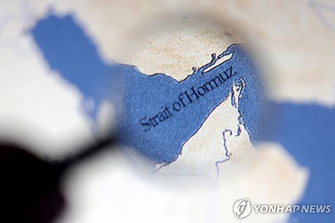 호르무즈 해협 지도 [로이터=연합뉴스 자료사진]