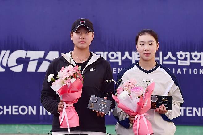 여자복식 준우승, 소윤아-이예린 / 황서진 기자